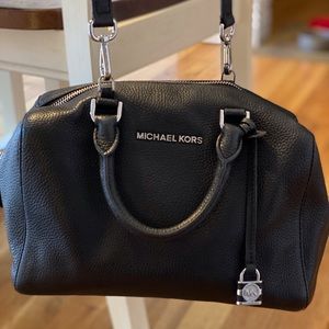 Michael Kors Black Leather Bag